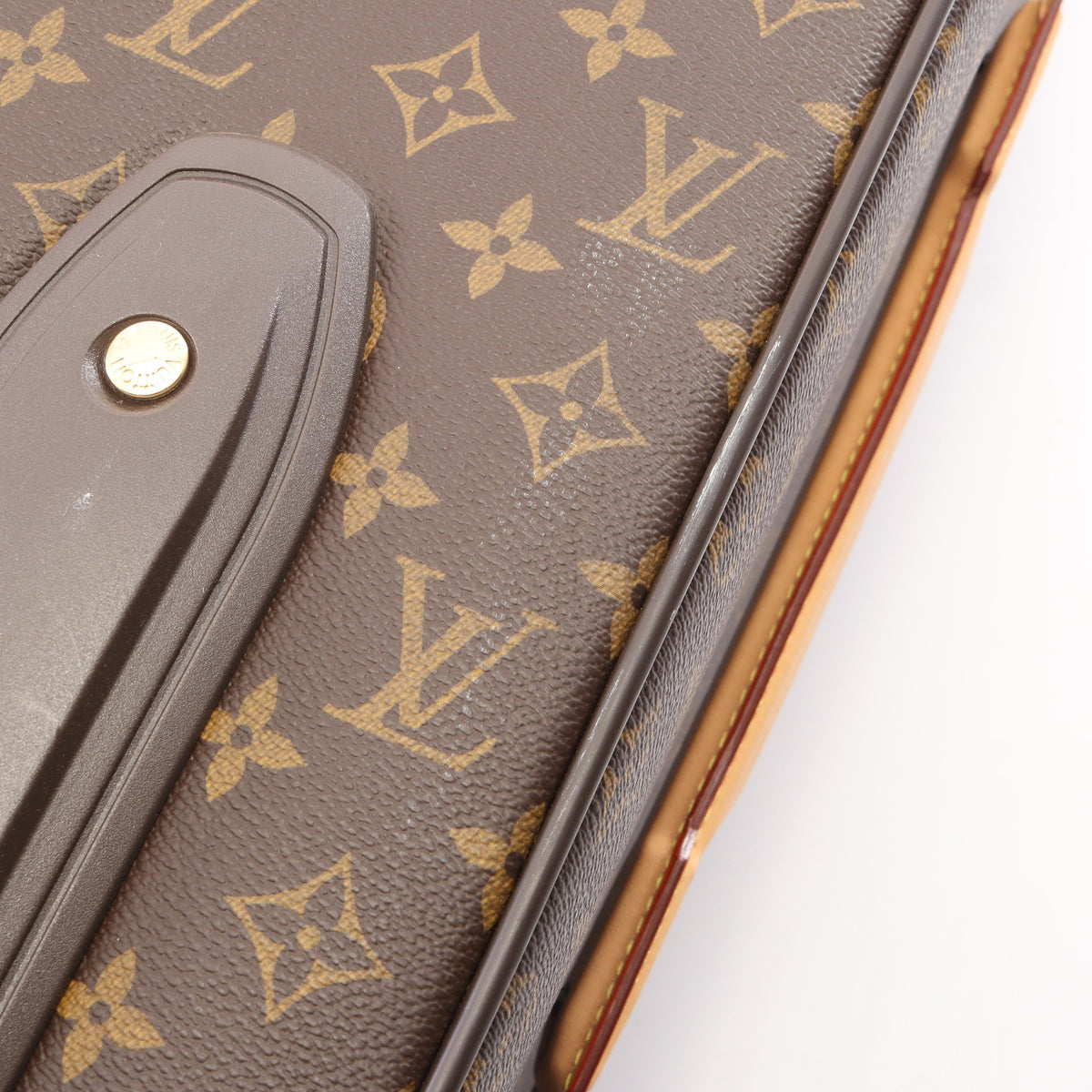 ペガス55 モノグラム キャリーケース スーツケース PVC レザー ブラウン ルイヴィトン バッグ LOUIS VUITTON