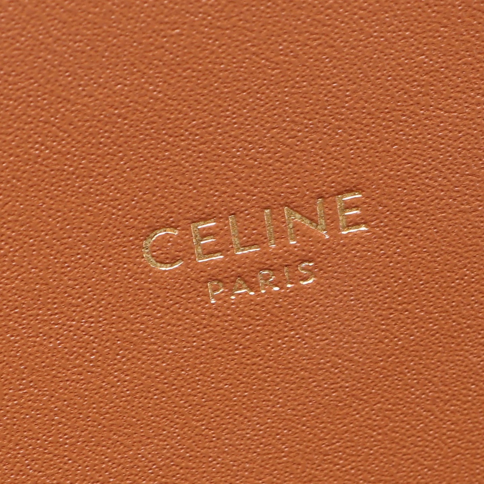 クラシック トリオンフバッグ ショルダーバッグ PVC レザー ブラウン ブラック セリーヌ バッグ CELINE