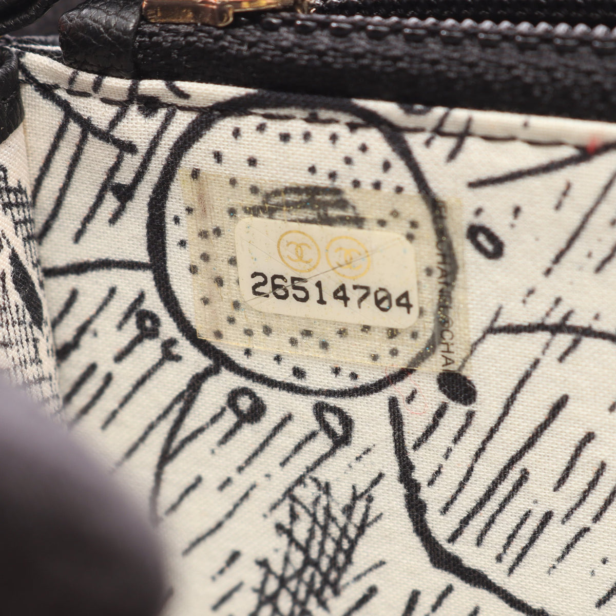 ココマーク ラウンドファスナー財布 レザー ブラック ゴールド金具 シャネル 財布・小物 CHANEL