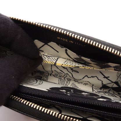 ココマーク ラウンドファスナー財布 レザー ブラック ゴールド金具 シャネル 財布・小物 CHANEL