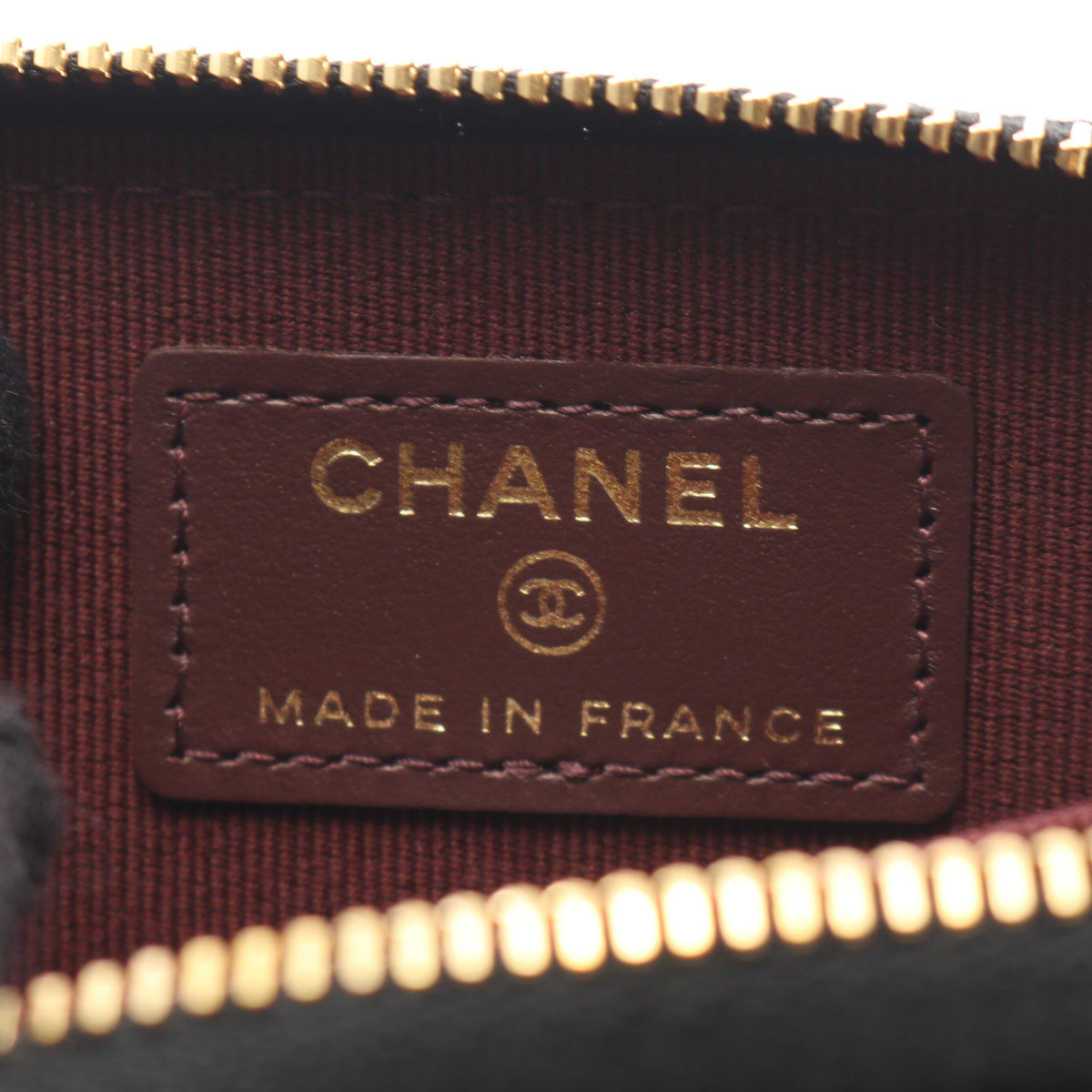 クラシック ジップ コインパース マトラッセ コインケース キャビアスキン ブラック ゴールド金具 シャネル 財布・小物 CHANEL