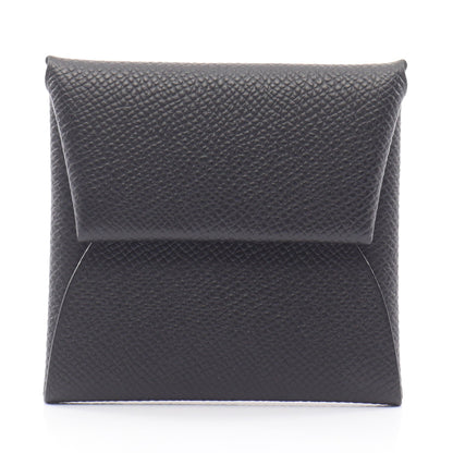 バスティア コインケース ヴォーエプソン ブラック シルバー金具 B刻印 エルメス 財布・小物 HERMES