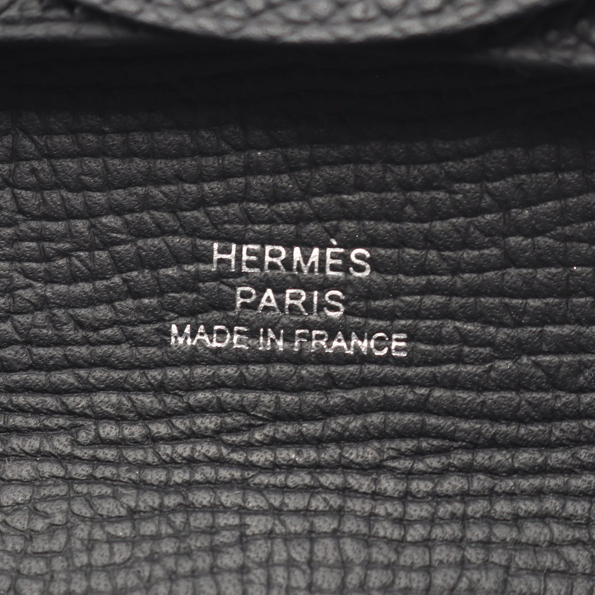 バスティア コインケース ヴォーエプソン ブラック シルバー金具 B刻印 エルメス 財布・小物 HERMES