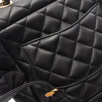 マトラッセ バックパック リュックサック ラムスキン ブラック ゴールド金具 シャネル バッグ CHANEL