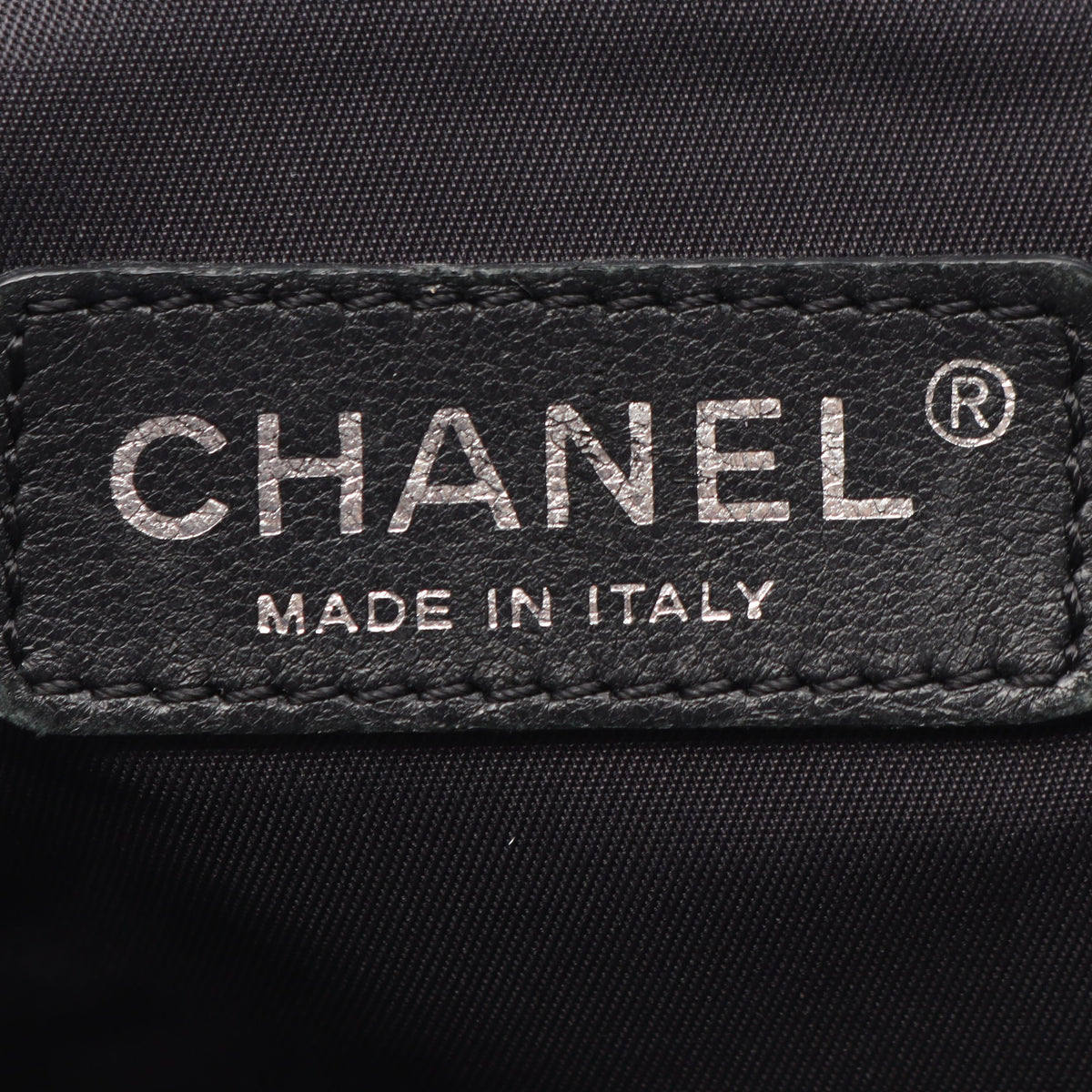 パリビアリッツMM ハンドバッグ トートバッグ コーティングキャンバス レザー ブラック シルバー金具 シャネル バッグ CHANEL