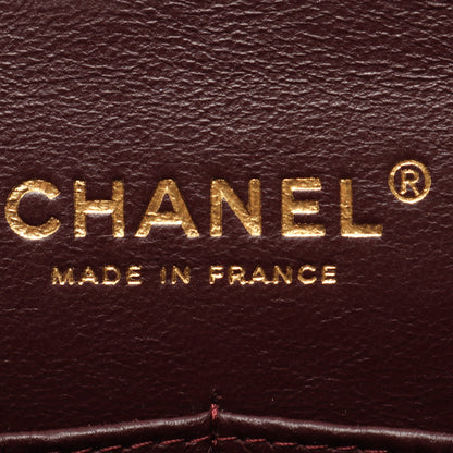 マトラッセ Wフラップ Wチェーンショルダーバッグ キャビアスキン ブラック ゴールド金具 シャネル バッグ CHANEL