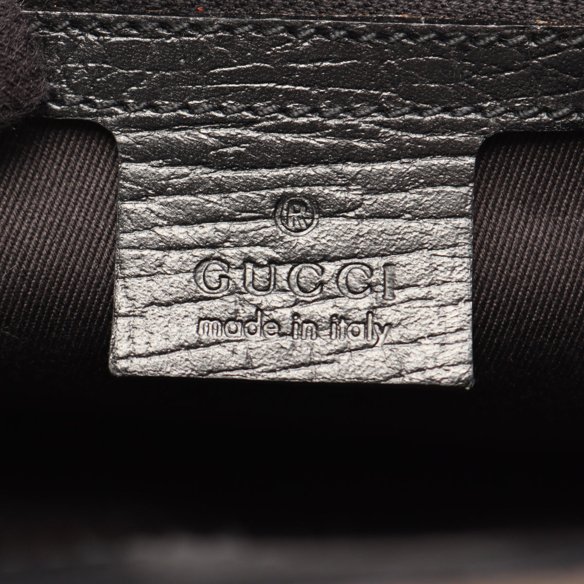 GGキャンバス ハンドバッグ キャンバス ウッド ブラック グッチ バッグ GUCCI