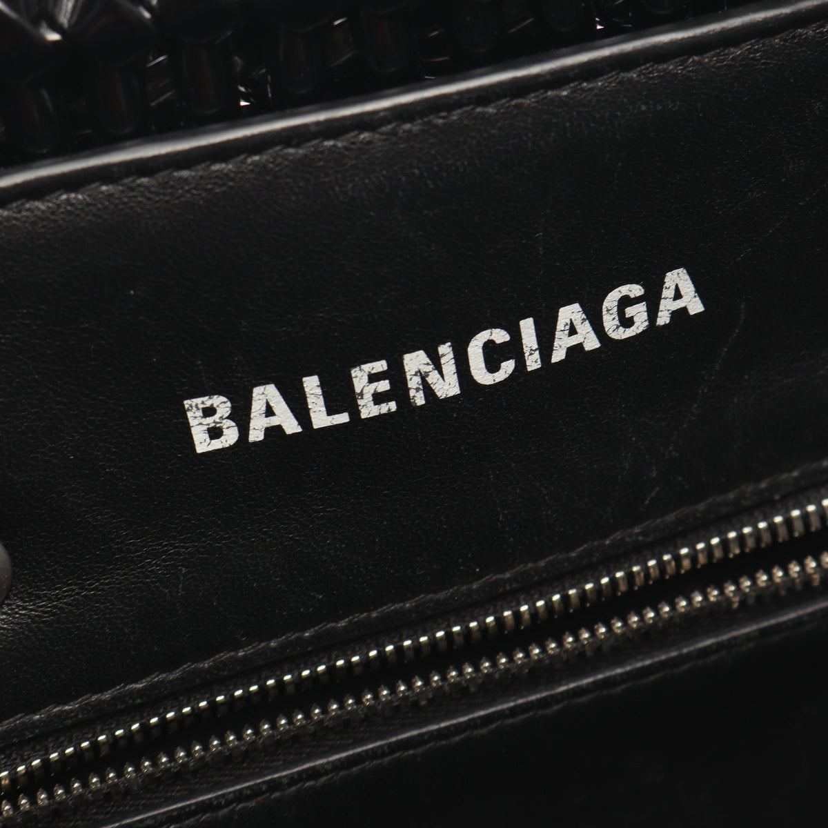 BISTRO XS ビストロ バスケットバッグ 2WAY ハンドバッグ トートバッグ エナメル ブラック バレンシアガ バッグ BALENCIAGA