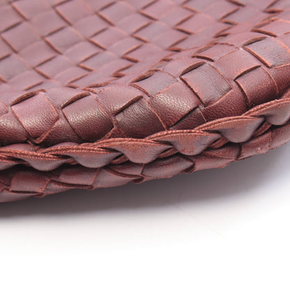 イントレチャート ワンショルダーバッグ レザー ボルドー ボッテガヴェネタ バッグ BOTTEGA VENETA