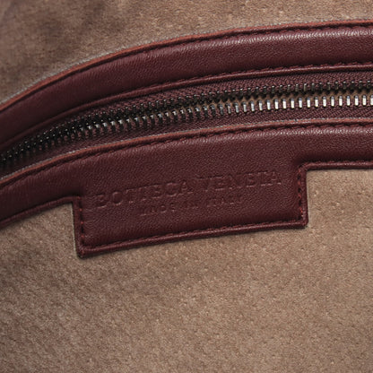 イントレチャート ワンショルダーバッグ レザー ボルドー ボッテガヴェネタ バッグ BOTTEGA VENETA