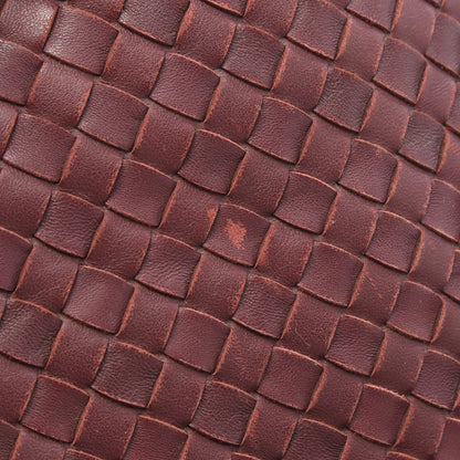 イントレチャート ワンショルダーバッグ レザー ボルドー ボッテガヴェネタ バッグ BOTTEGA VENETA