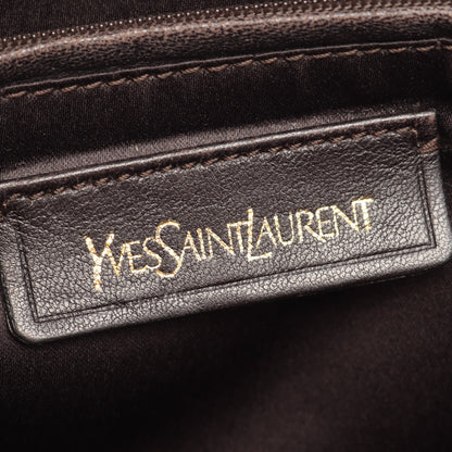 ミューズバッグ ハンドバッグ レザー ブラウン イヴサンローラン バッグ YVES SAINT LAURENT