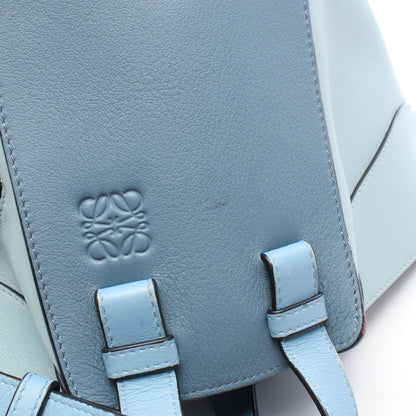 ハンモックバッグ スモール 2WAY ハンドバッグ レザー ライトブルー ブルーグレー ロエベ バッグ LOEWE