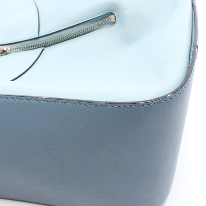 ハンモックバッグ スモール 2WAY ハンドバッグ レザー ライトブルー ブルーグレー ロエベ バッグ LOEWE