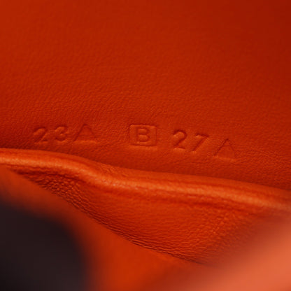 ドゴン カードケース 名刺入れ トリヨンクレマンス オレンジ ゴールド金具 □B刻印 エルメス 財布・小物 HERMES