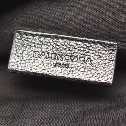 クラシック メタリック エッジ クラッチバッグ レザー ブラック バレンシアガ バッグ BALENCIAGA