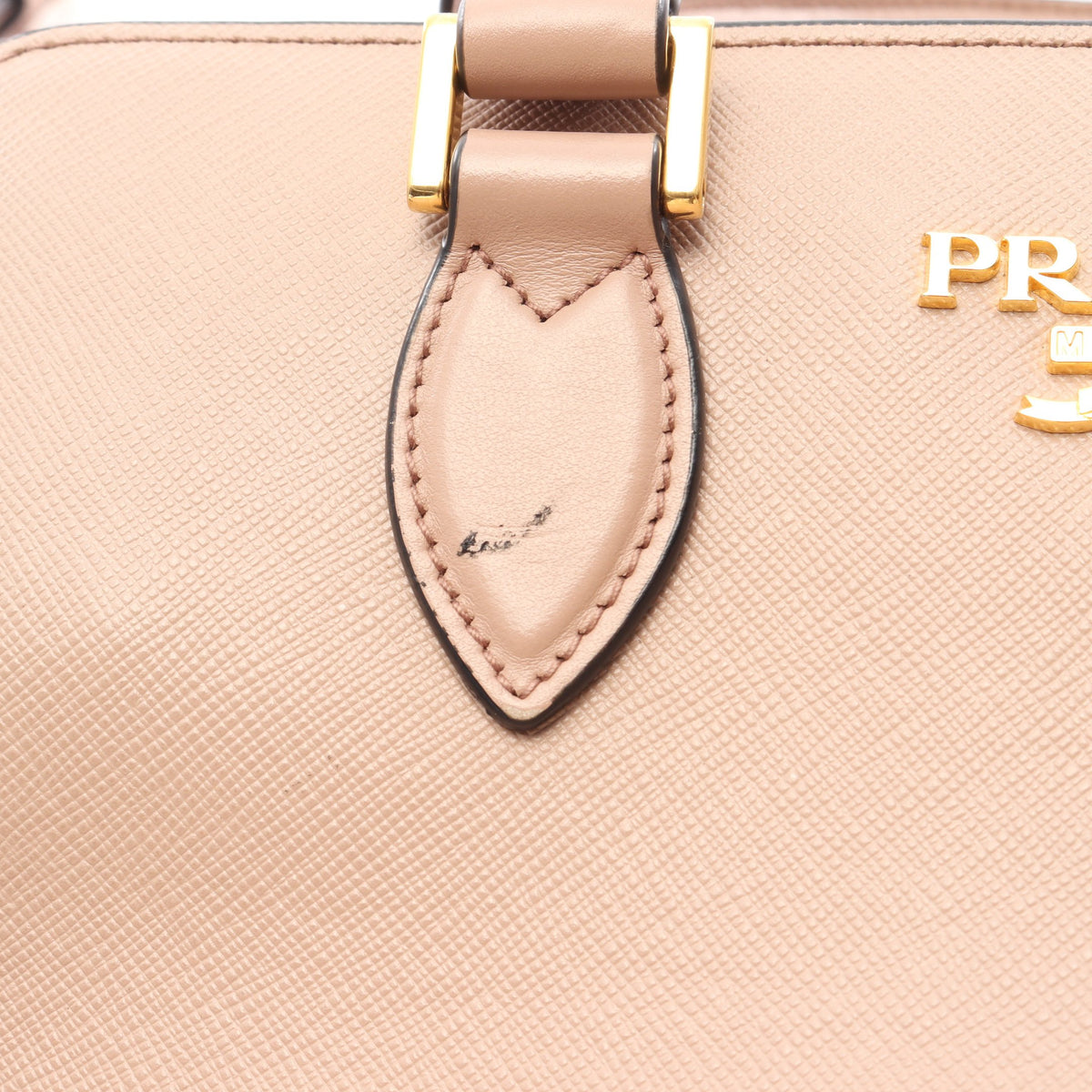 2WAY ハンドバッグ レザー ピンクベージュ プラダ バッグ PRADA