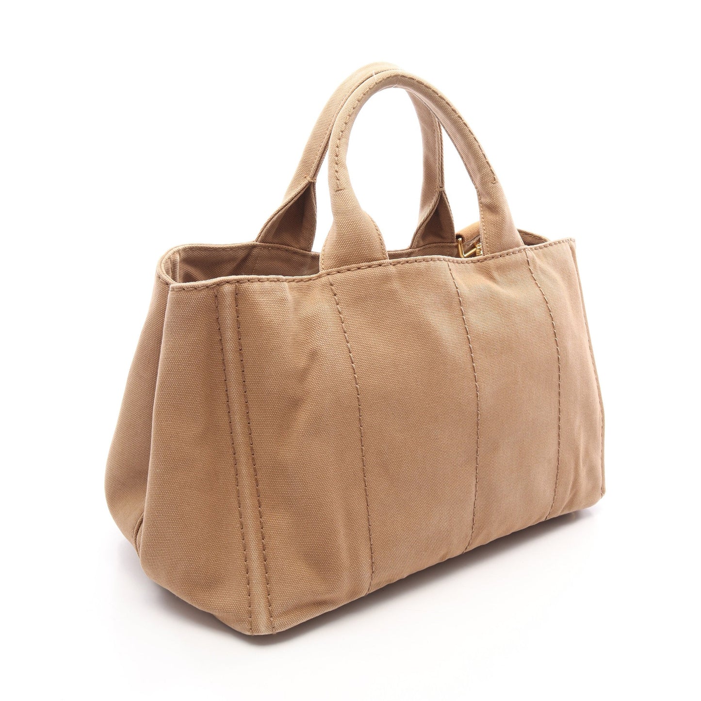 CANAPA カナパ 2WAY ハンドバッグ トートバッグ キャンバス ブラウン プラダ