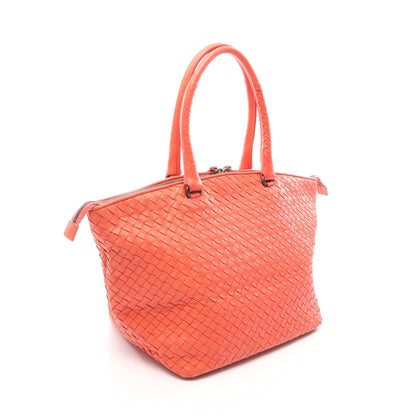 イントレチャート ハンドバッグ トートバッグ レザー オレンジ ボッテガヴェネタ バッグ BOTTEGA VENETA