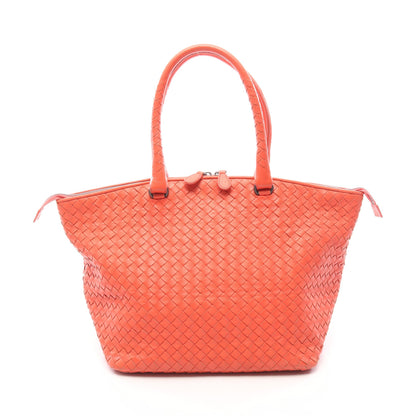 イントレチャート ハンドバッグ トートバッグ レザー オレンジ ボッテガヴェネタ バッグ BOTTEGA VENETA