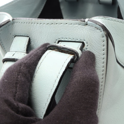 ハンモックバッグ スモール 2WAY ハンドバッグ レザー ライトブルー ロエベ バッグ LOEWE
