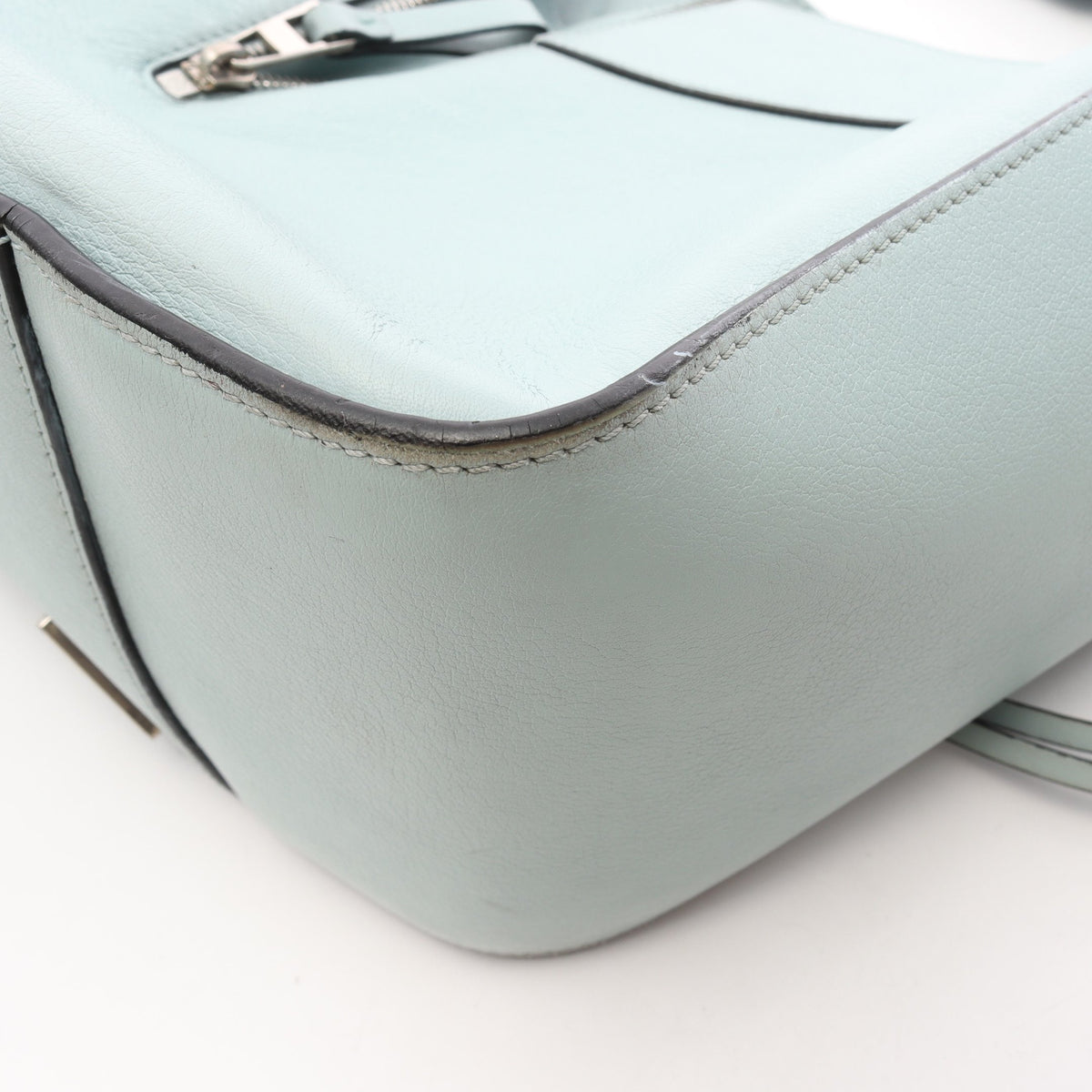 ハンモックバッグ スモール 2WAY ハンドバッグ レザー ライトブルー ロエベ バッグ LOEWE
