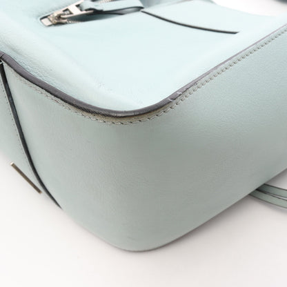 ハンモックバッグ スモール 2WAY ハンドバッグ レザー ライトブルー ロエベ バッグ LOEWE