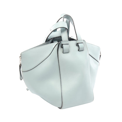 ハンモックバッグ スモール 2WAY ハンドバッグ レザー ライトブルー ロエベ バッグ LOEWE