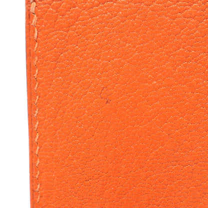 ヒューゴ ペンケース シェーブル オレンジ □G刻印 エルメス 財布・小物 HERMES