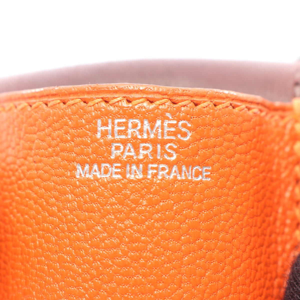 ヒューゴ ペンケース シェーブル オレンジ □G刻印 エルメス 財布・小物 HERMES