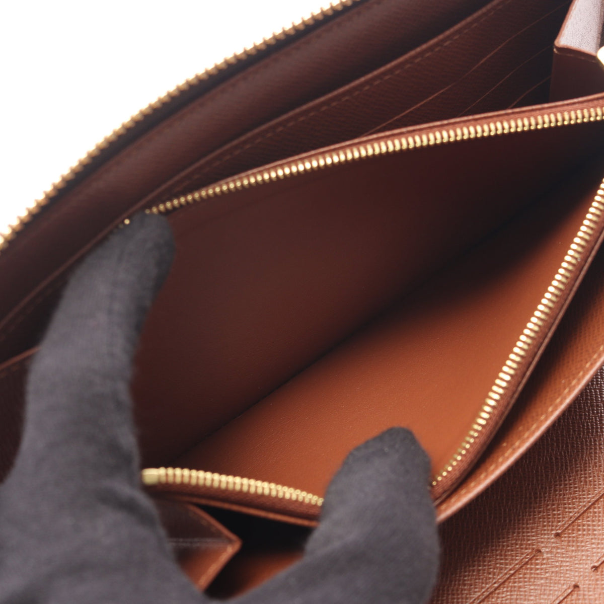 ジッピー オーガナイザー モノグラム ラウンドファスナー長財布 PVC ブラウン ルイヴィトン 財布・小物 LOUIS VUITTON