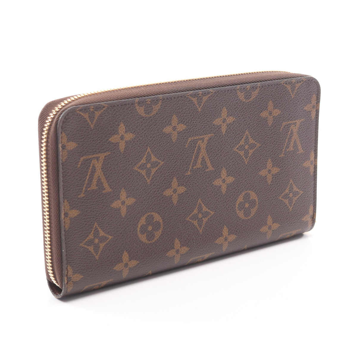 ジッピー オーガナイザー モノグラム ラウンドファスナー長財布 PVC ブラウン ルイヴィトン 財布・小物 LOUIS VUITTON