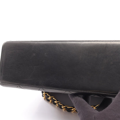 マトラッセ チェーンハンドバッグ ラムスキン ブラック ゴールド金具 シャネル バッグ CHANEL