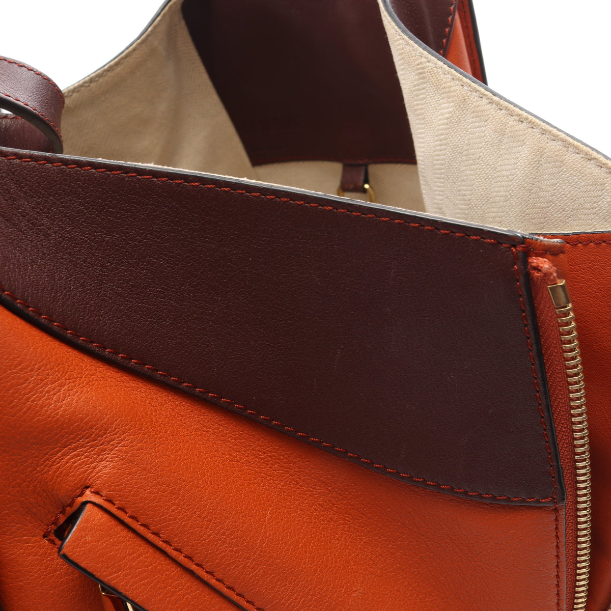 ハンモックバッグ スモール 2WAY ハンドバッグ レザー オレンジ ダークブラウン レッド ロエベ バッグ LOEWE