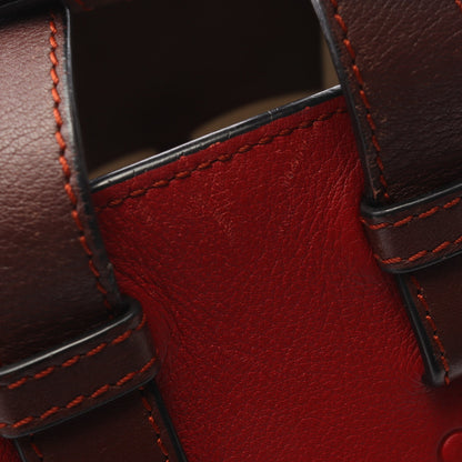 ハンモックバッグ スモール 2WAY ハンドバッグ レザー オレンジ ダークブラウン レッド ロエベ バッグ LOEWE