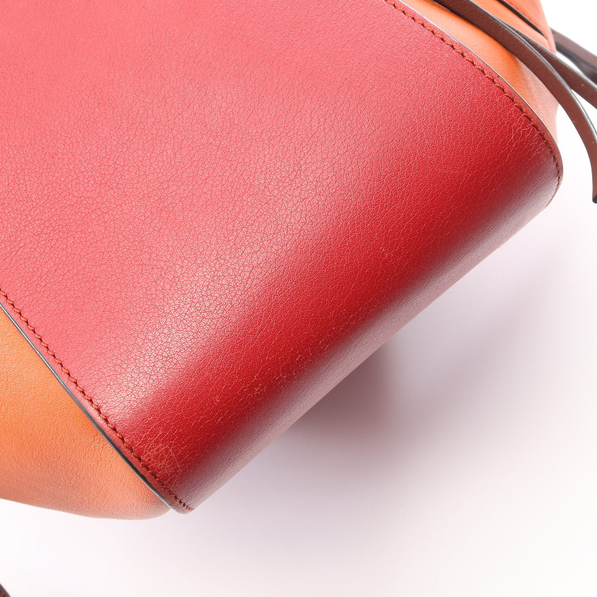 ハンモックバッグ スモール 2WAY ハンドバッグ レザー オレンジ ダークブラウン レッド ロエベ バッグ LOEWE