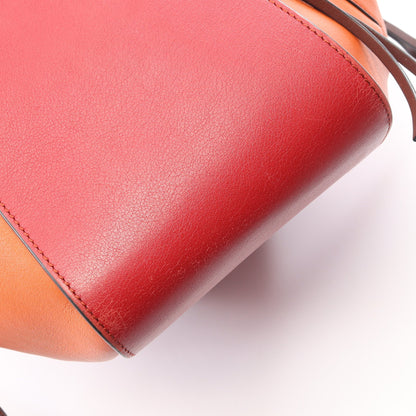 ハンモックバッグ スモール 2WAY ハンドバッグ レザー オレンジ ダークブラウン レッド ロエベ バッグ LOEWE