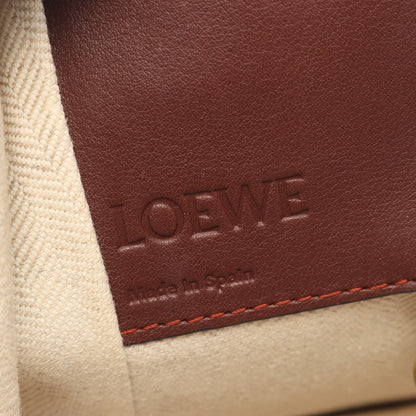 ハンモックバッグ スモール 2WAY ハンドバッグ レザー オレンジ ダークブラウン レッド ロエベ バッグ LOEWE