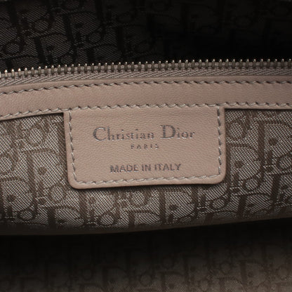 レディディオール ラージ 2WAY ハンドバッグ レザー ライトベージュ クリスチャンディオール バッグ Christian Dior