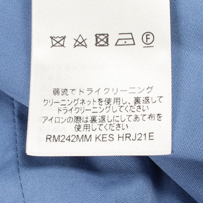 ダブルブレスト ピークドラペル デニム テーラードジャケット リヨセル ライトブルー 24AW ルイヴィトン アウター LOUIS VUITTON