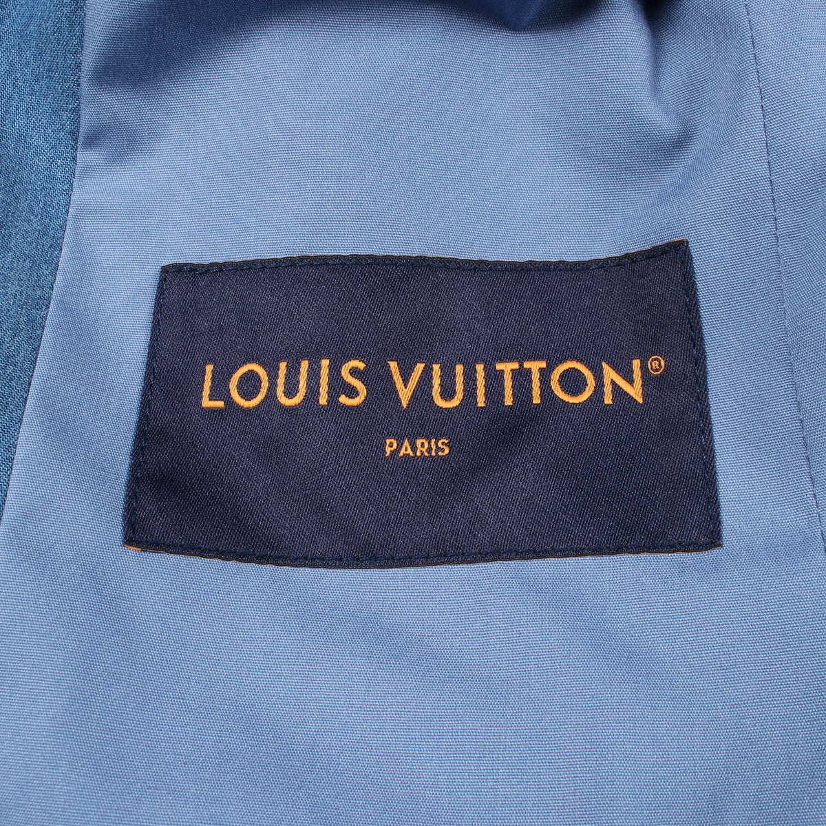 ダブルブレスト ピークドラペル デニム テーラードジャケット リヨセル ライトブルー 24AW ルイヴィトン アウター LOUIS VUITTON