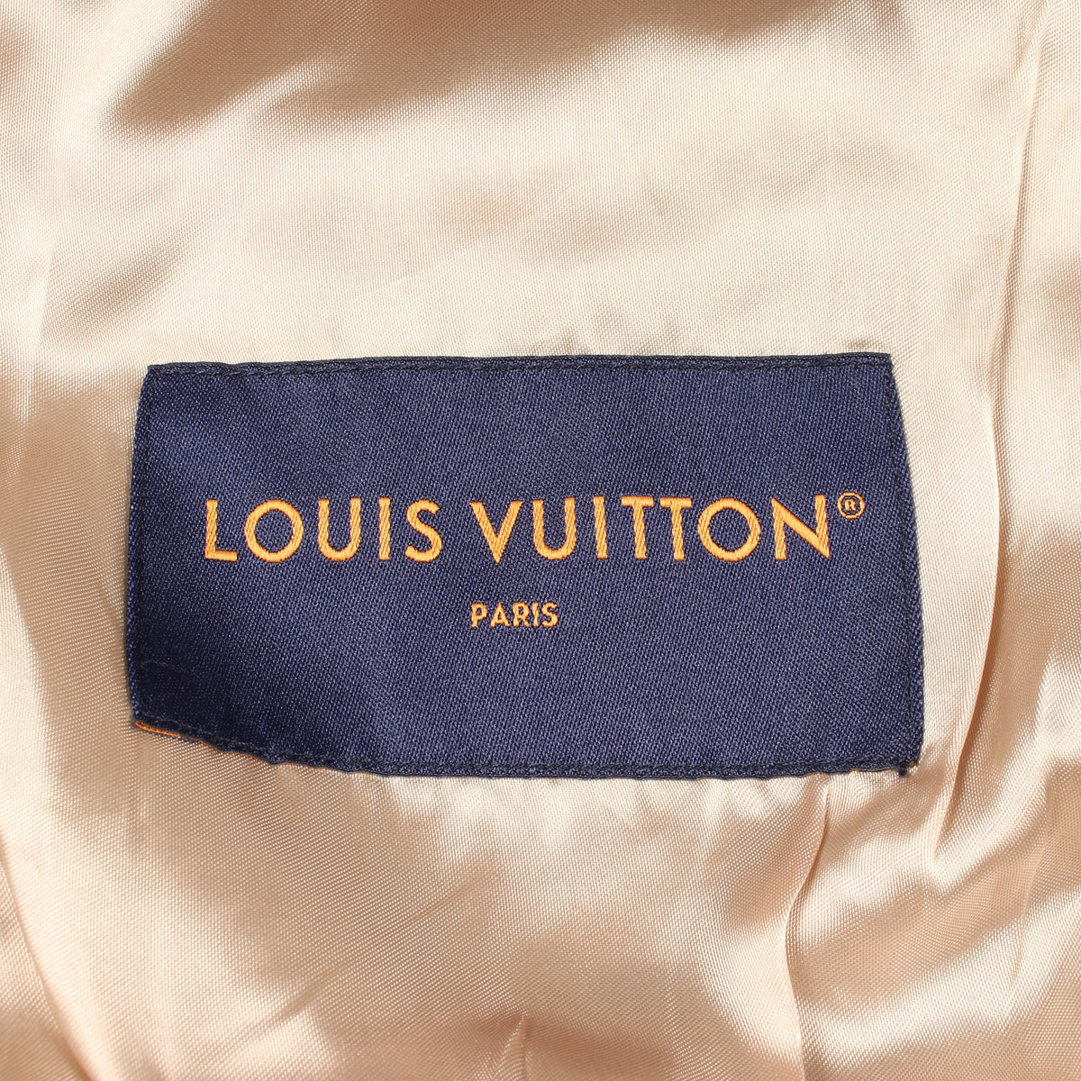 24AW エンブロイダードコットンブレンド ボンバージャケット コットン ベージュ ルイヴィトン アウター LOUIS VUITTON