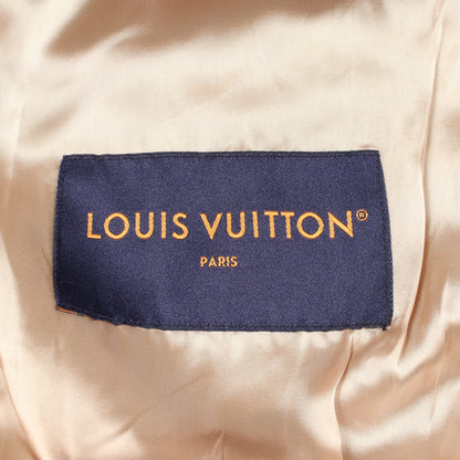 24AW エンブロイダードコットンブレンド ボンバージャケット コットン ベージュ ルイヴィトン アウター LOUIS VUITTON