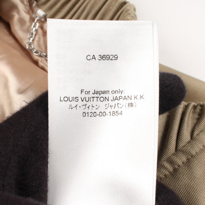 24AW エンブロイダードコットンブレンド ボンバージャケット コットン ベージュ ルイヴィトン アウター LOUIS VUITTON