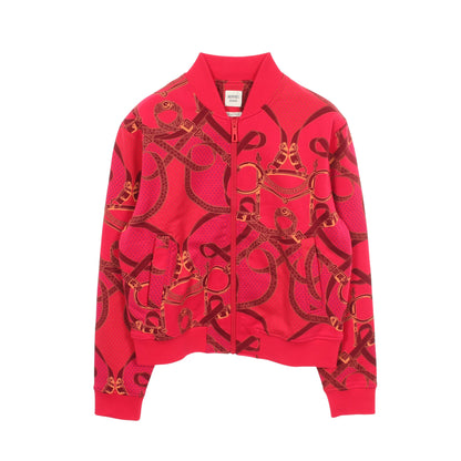 Eperon d'Or Finesse ボンバージャケット コットン ピンクレッド マルチカラー エルメス アウター HERMES