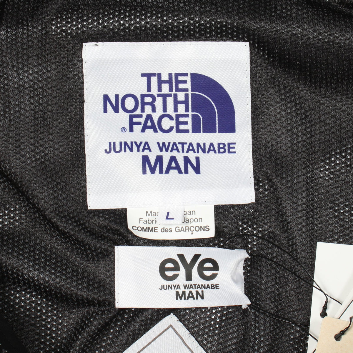 THE NORTH FACE × JUNYA WATANABE MAN エステルタフタラミネート マウンテンパーカー ブラック ザノースフェイス アウター THE NORTH FACE