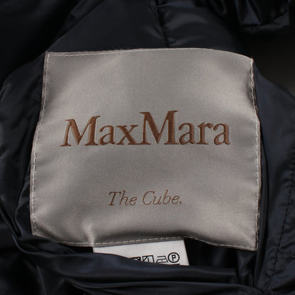 THE CUBE フード付き ダウンコート ダークネイビー マックスマーラ