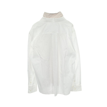Poplin Shirt ポプリンシャツ シャツ コットン ホワイト ライトグレー サカイ トップス sacai