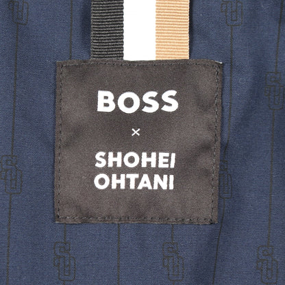 BOSS × 大谷翔平 ロゴ スタジャン ウール ナイロン ネイビー ホワイト ボス アウター BOSS