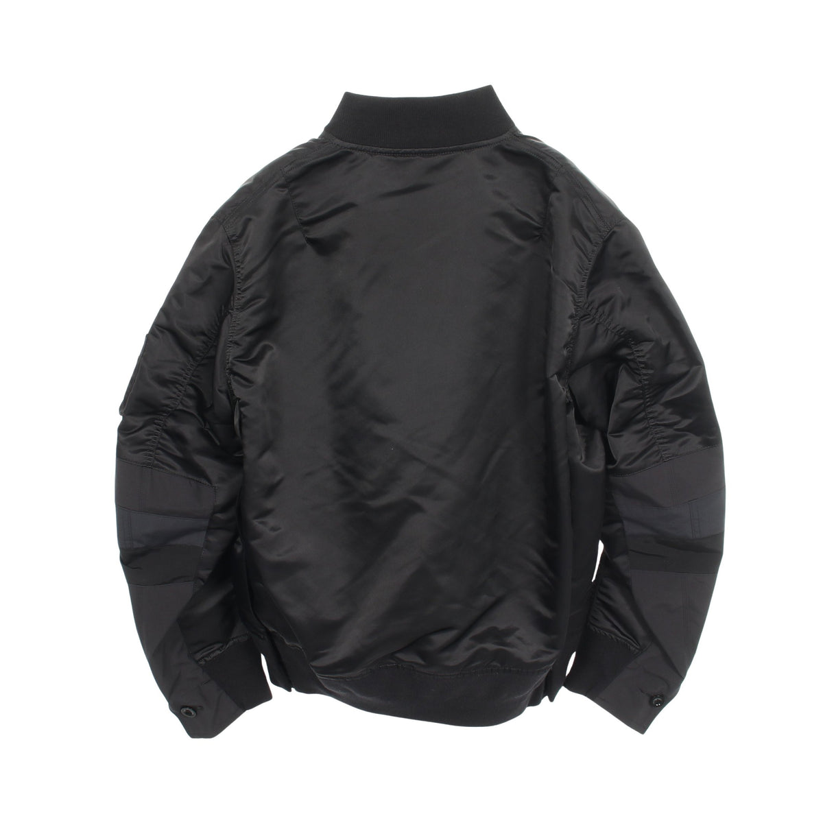 切替 ナイロンジャケット ボンバージャケット ナイロン ブラック サカイ アウター sacai